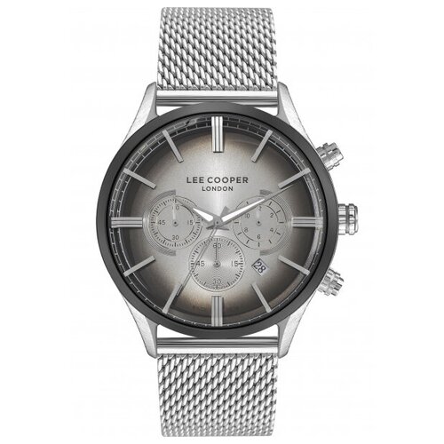 наручные часы lee cooper серебряный Наручные часы Lee Cooper, серый, серебряный
