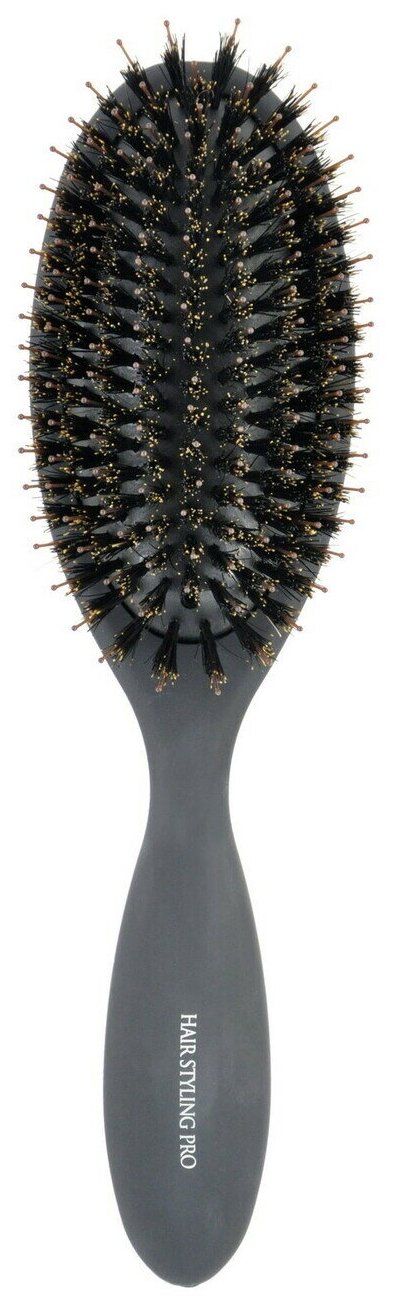 Vess HAIRSTYLING PRO Mix Cushion Brush / Профессиональная щетка для волос с натуральной щетиной, арт.723308