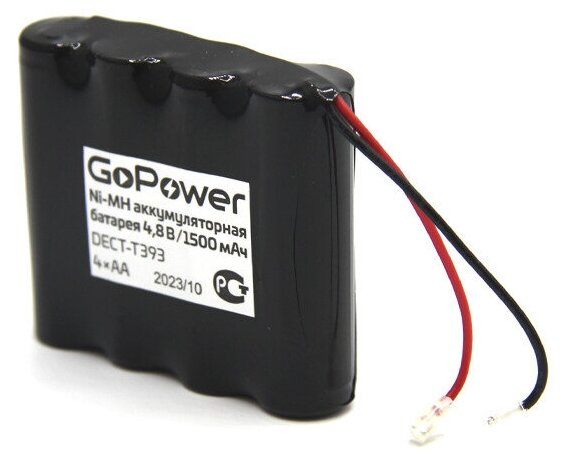 Аккумулятор для радиотелефонов GoPower T393 PC1 NI-MH 1500mAh