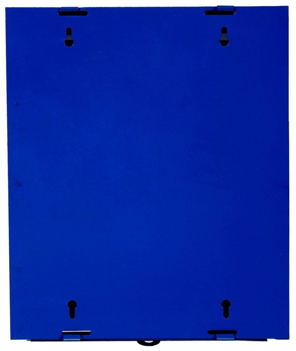 Ящик почтовый «Эконом», цвет синий - фотография № 5