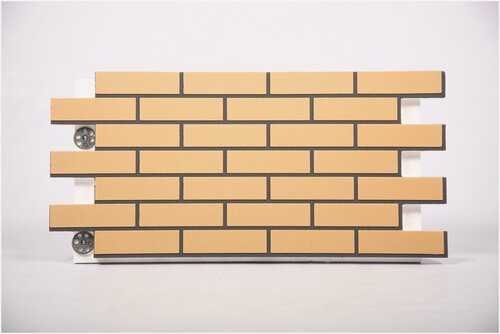 Изображение товара Фасадная термопанель, ППС-20С, цвет Бежевый, 1035x50x490мм, 54 шт, 24,3м2