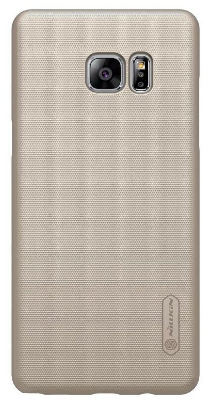 Накладка Nillkin Frosted Shield пластиковая для Samsung Galaxy Note FE (Fan Edition) Gold (золотая)