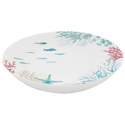 фото Тарелка суповая "море" 20,5 см, материал фарфор, easy life, el-r2151_thes