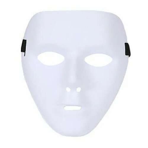 фото Карнавальная маска "белое лицо" noname