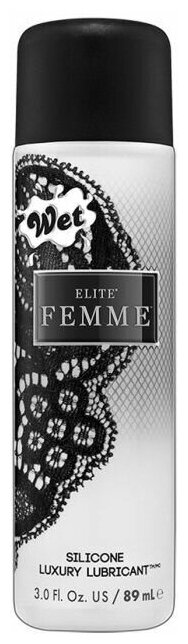 Нежный силиконовый лубрикант для женщин Wet Elite Femme - 89 мл.