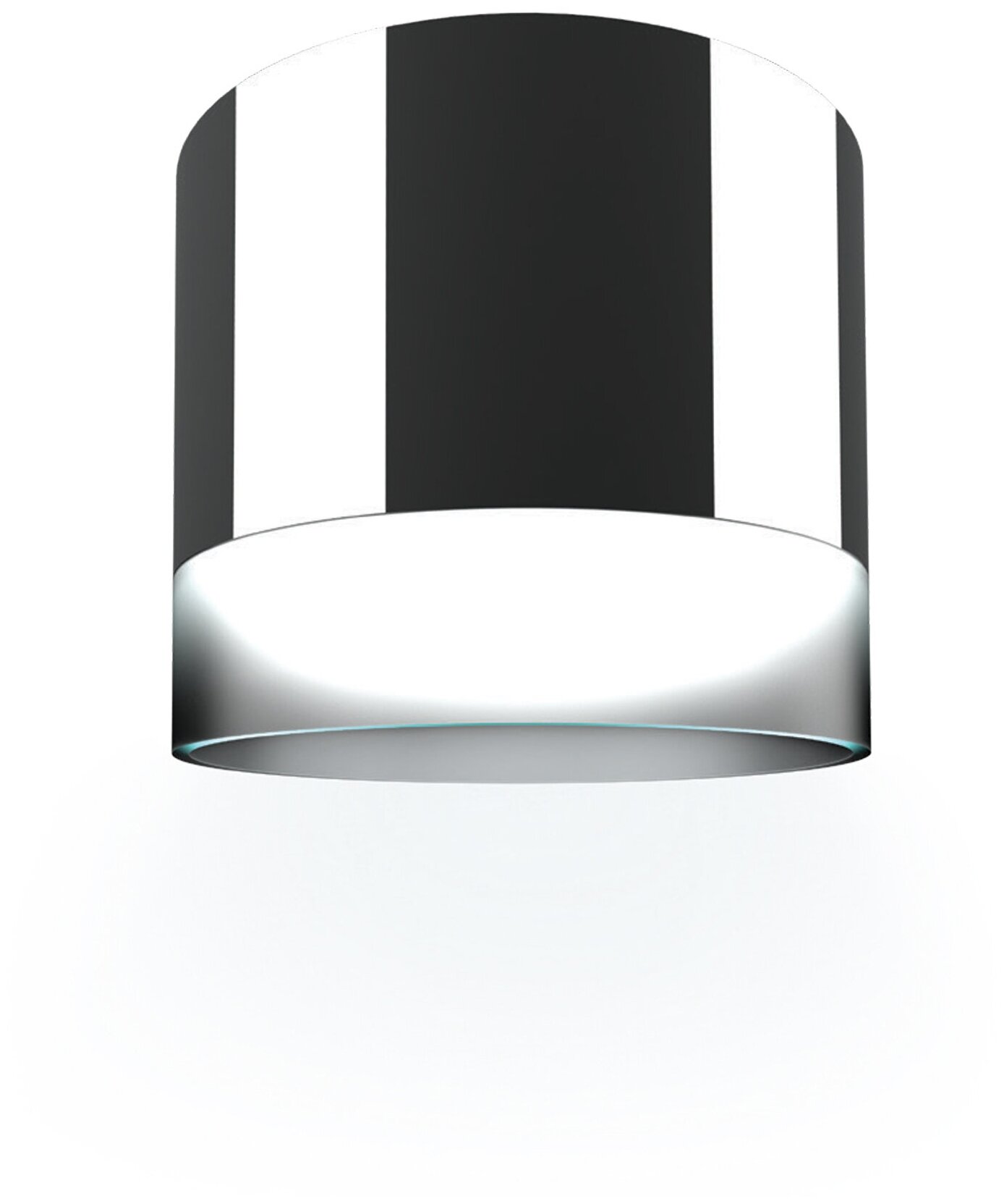 Светильник накладной Arton, цилиндр, 85х70, GX53, аллюминий/стекло, хром, Ritter - фотография № 3