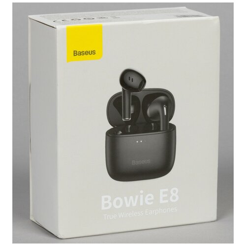 Мобильная Bluetooth-гарнитура Baseus Bowie E8 BT5040mAh 350mAh5ч NGE8-01 черная 349000₽