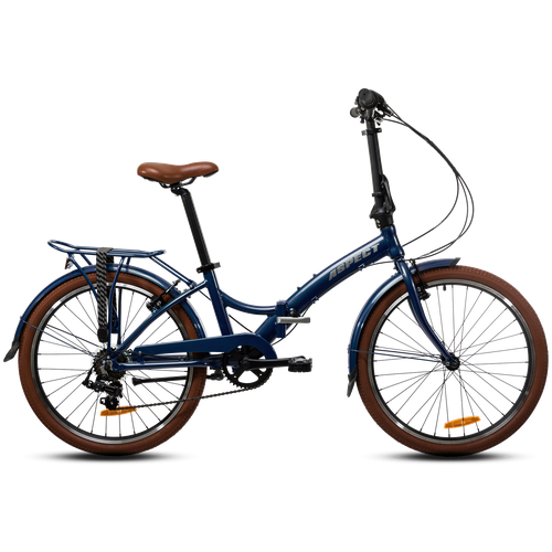 Велосипед Aspect Komodo 7 24 2022 Серый/Темно-синий (дюйм:12)