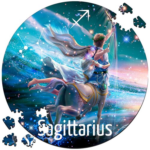 деревянный пазл картина для детей и взрослых знак зодиака стрелец sagittarius 30х30см 169 деталей Деревянный пазл картина для детей и взрослых Знак Зодиака стрелец SAGITTARIUS 30х30см 169 деталей