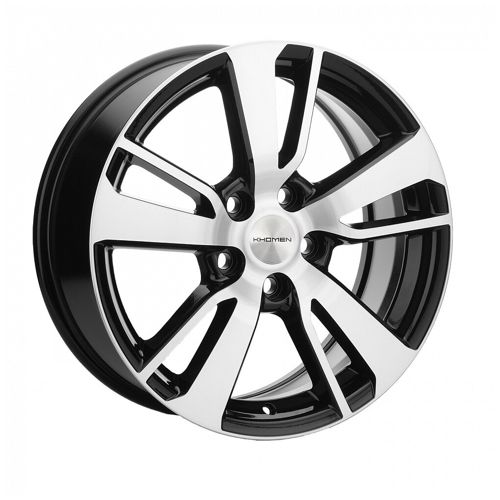 Колесный диск Khomen Wheels KHW1704 7,0x17/5x114,3 ET39 D60,1 Black-FP