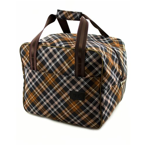 фото Сумка дорожная для авиа-перелетов (ручная кладь) bitex 24-235 катионик, коричневая клетка