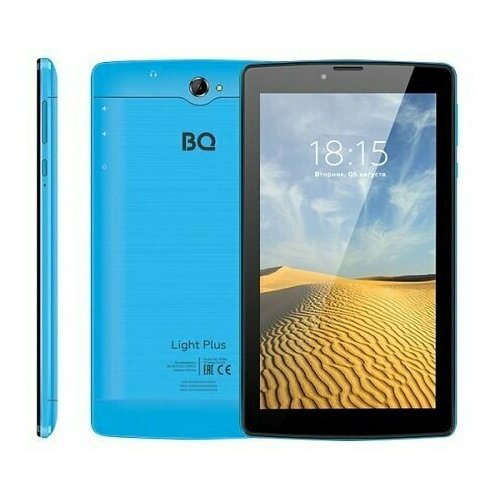 Планшет BQ 7038G Light Plus 3G 7 TN 1024x600 2Гб 16Гб Android 90 2Мп голубой 887300₽