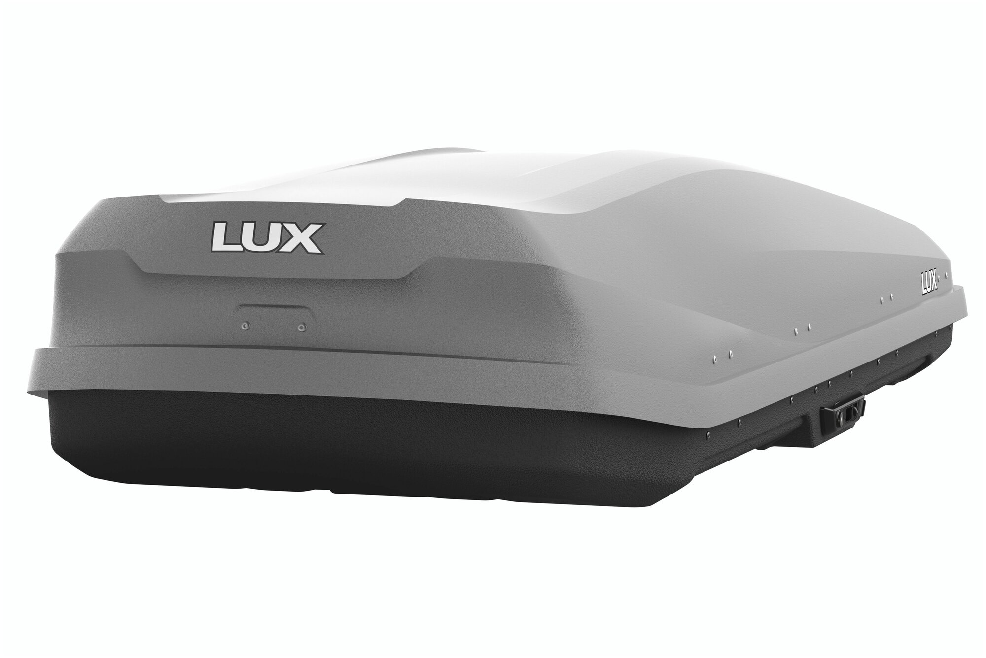 Бокс на крышу LUX IRBIS 206 470л серый матовый 206х75х36 с двухсторонним открыванием арт: LUX-793464