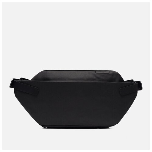 Сумка  поясная Cote et Ciel повседневная, текстиль, фактура тиснение, внутренний карман, черный