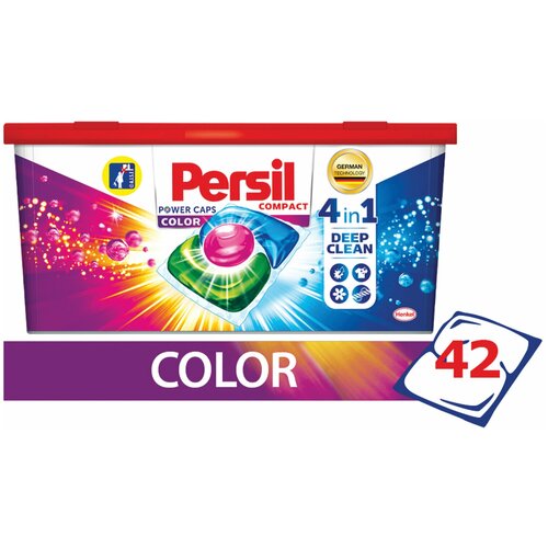 Капсулы для стирки PERSIL Color для цветного белья 42шт