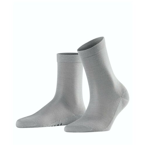 Носки Falke, размер 39-40, серый peajoa брендовые пикантные прозрачные мягкие носки для мужчин нейлоновые шелковые тонкие мягкие мужские костюмные носки высокого качества