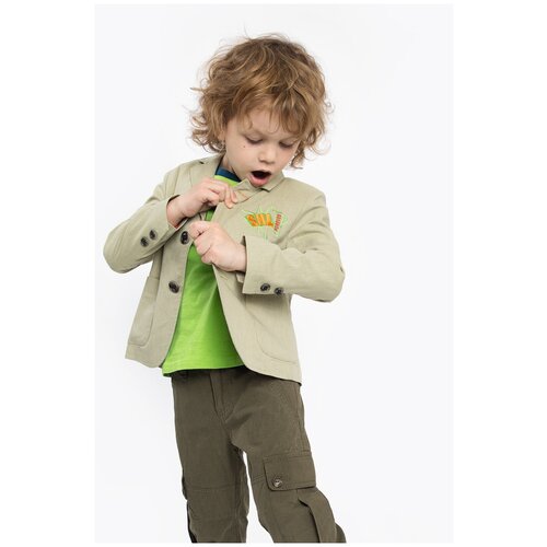Пиджак для мальчика Шалуны 203081 оливковый 28, 098