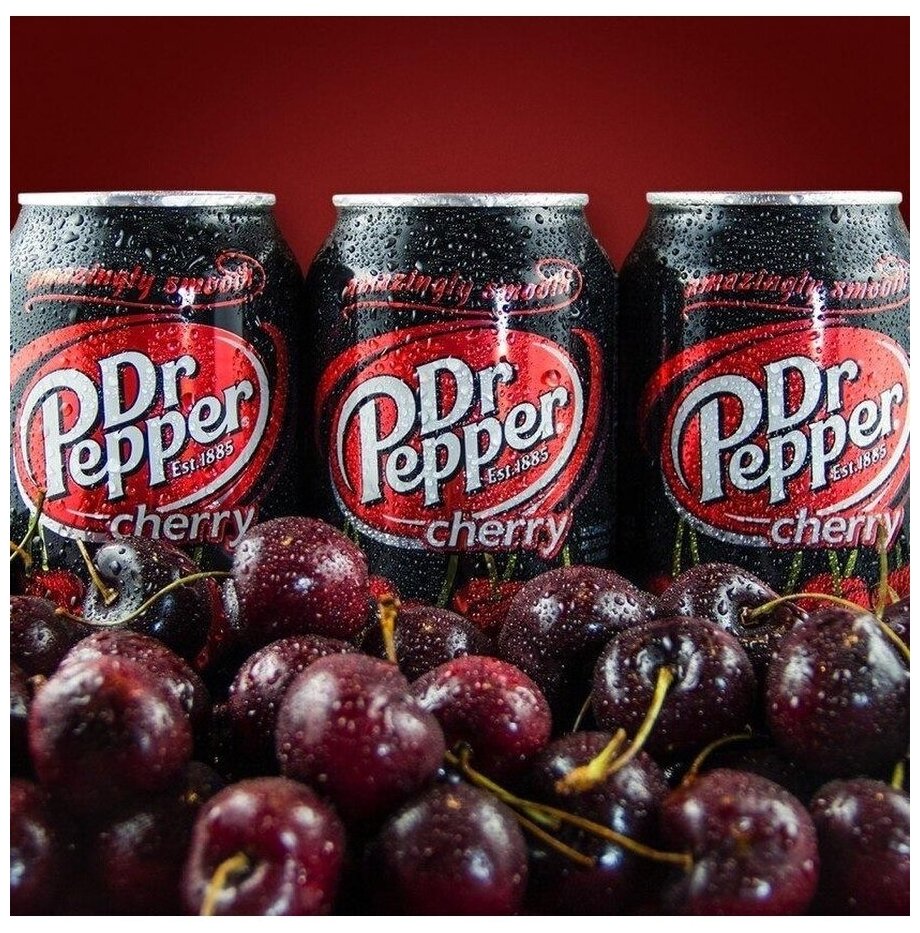 Напиток газированный Dr.Pepper 24 ШТ CHERRY - фотография № 15