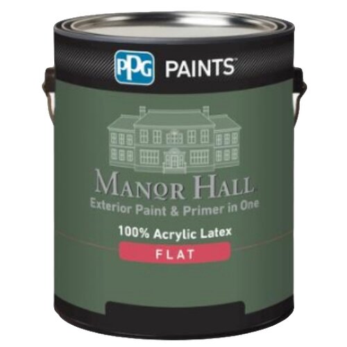 Краска акриловая PPG Manor Hall Exterior Flat матовая прозрачный(70-140) 0.946 л краска sherwin williams duration exterior flat ultra deep д 3 8 л