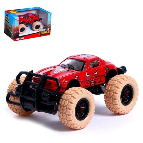 Джип металлический Monster Trucks, микс