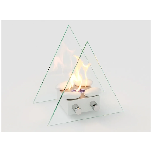 Биокамин настольный Lux Fire Вулкан (белый) биокамин настольный lux fire пикник s белый