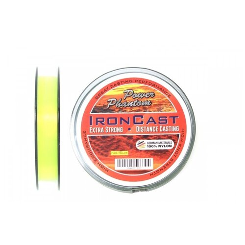 Леска Power Phantom IronCast FLUO 150m 0,30mm, 11,3kg