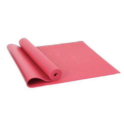 Коврик для йоги 173 х 61 х 0,3 см, цвет розовый (1 шт.)
