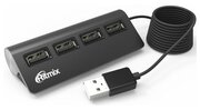 Разветвитель USB Ritmix CR-2400 Black (15118095)