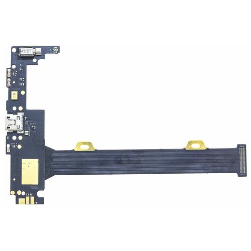 Разъем Micro USB для Lenovo Vibe Z2 Pro K920 (плата с системным разъемом, микрофоном и вибро)