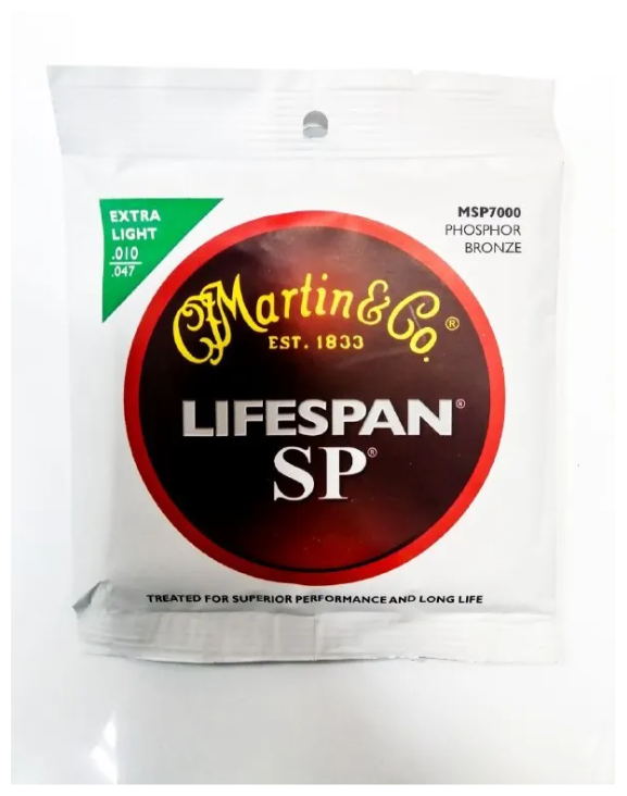 Струны для акустической гитары, MARTIN MSP7000 LIFESPAN SP, 10-47