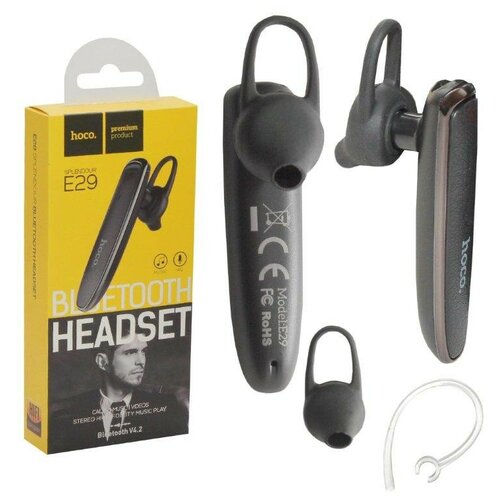 Гарнитура Bluetooth E29 HOCO черная 55100₽