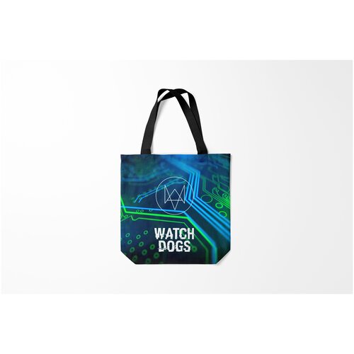 фото Сумка-шоппер / 40х40 см / геймерам / watch dogs 2 burnettie