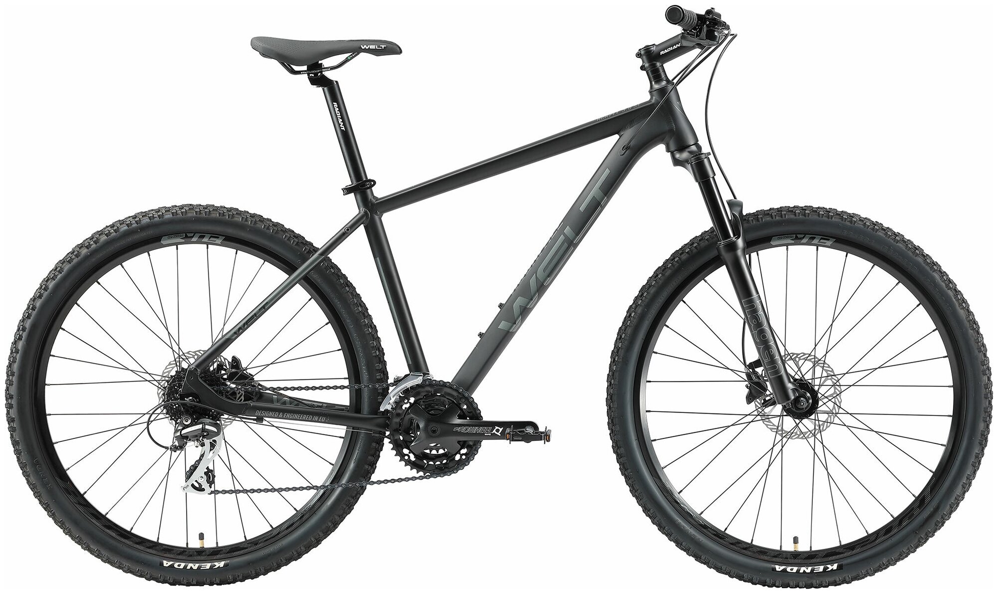 Горный (MTB) велосипед Welt Rockfall 3.0 Se Sst 27 (2021) matt black L (требует финальной сборки)