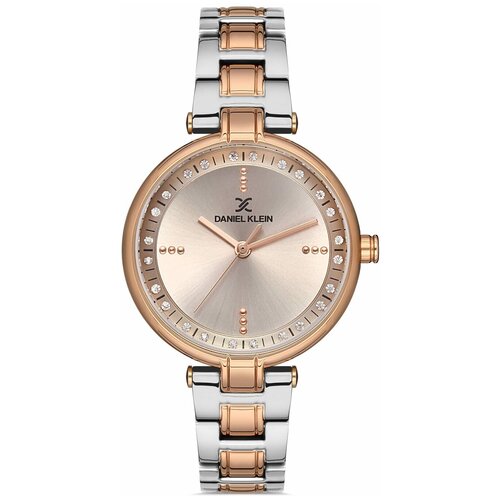 фото Часы наручные daniel klein, женские, кварцевые, на батарейке, повседневные, классические, на ремешке, на браслете, с футляром, турецкие 13145-4