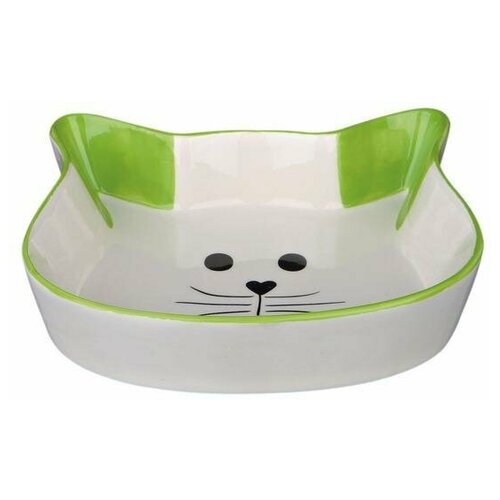 миска керамическая cat черно красная 0 25л Миска керамическая Cat face, 0,25 л/12 см, цвета в ассортименте