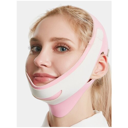 Маска бандаж для коррекции овала лица, маска для подбородка, повязка для подтяжки.