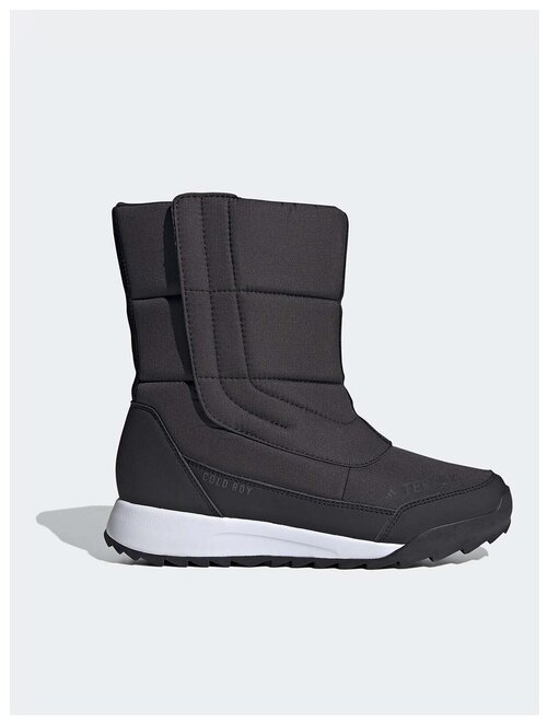 Полусапоги дутики  adidas, зимние, утепленные, водонепроницаемые, размер 4.5, черный