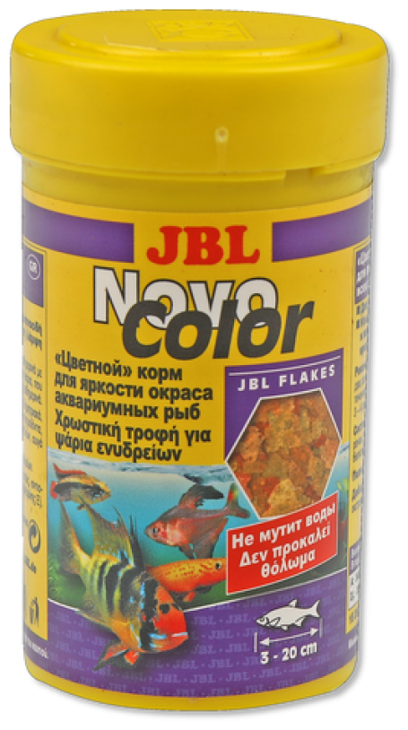 JBL Основной корм в форме хлопьев для особенно яркой окраски рыб, 100 мл, 43г
