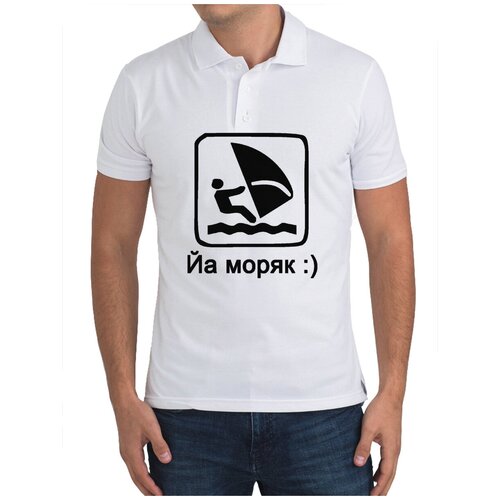 Рубашка- поло CoolPodarok Йа моряк