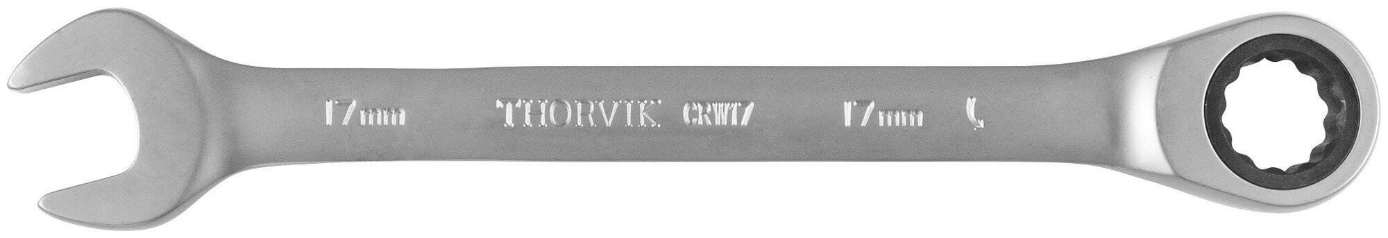 CRW17 Ключ гаечный комбинированный трещоточный 17 мм Thorvik