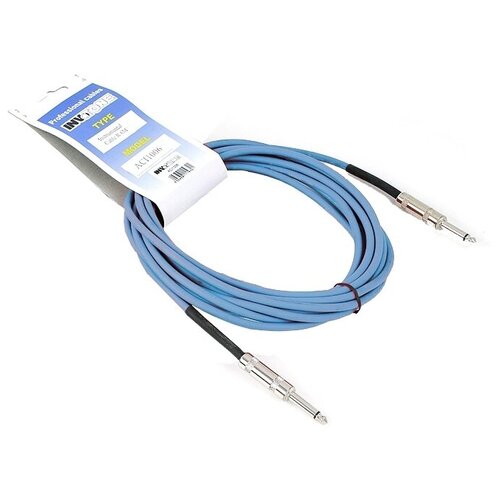 Кабель аудио 1xJack - 1xJack Invotone ACI1001B 1.0m invotone aci1006 r инструментальный кабель 6 3 джек моно