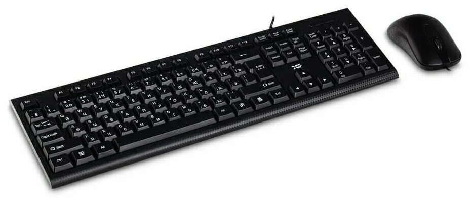 Комплект Клавиатура + мышь XD-1100 USB /Проводной/Цвет: Черный/