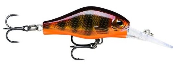 Воблер Rapala Shadow Rap Fat Jack 04 /CPE /медленно всплывающ./ до 3м, 4см, 4гр