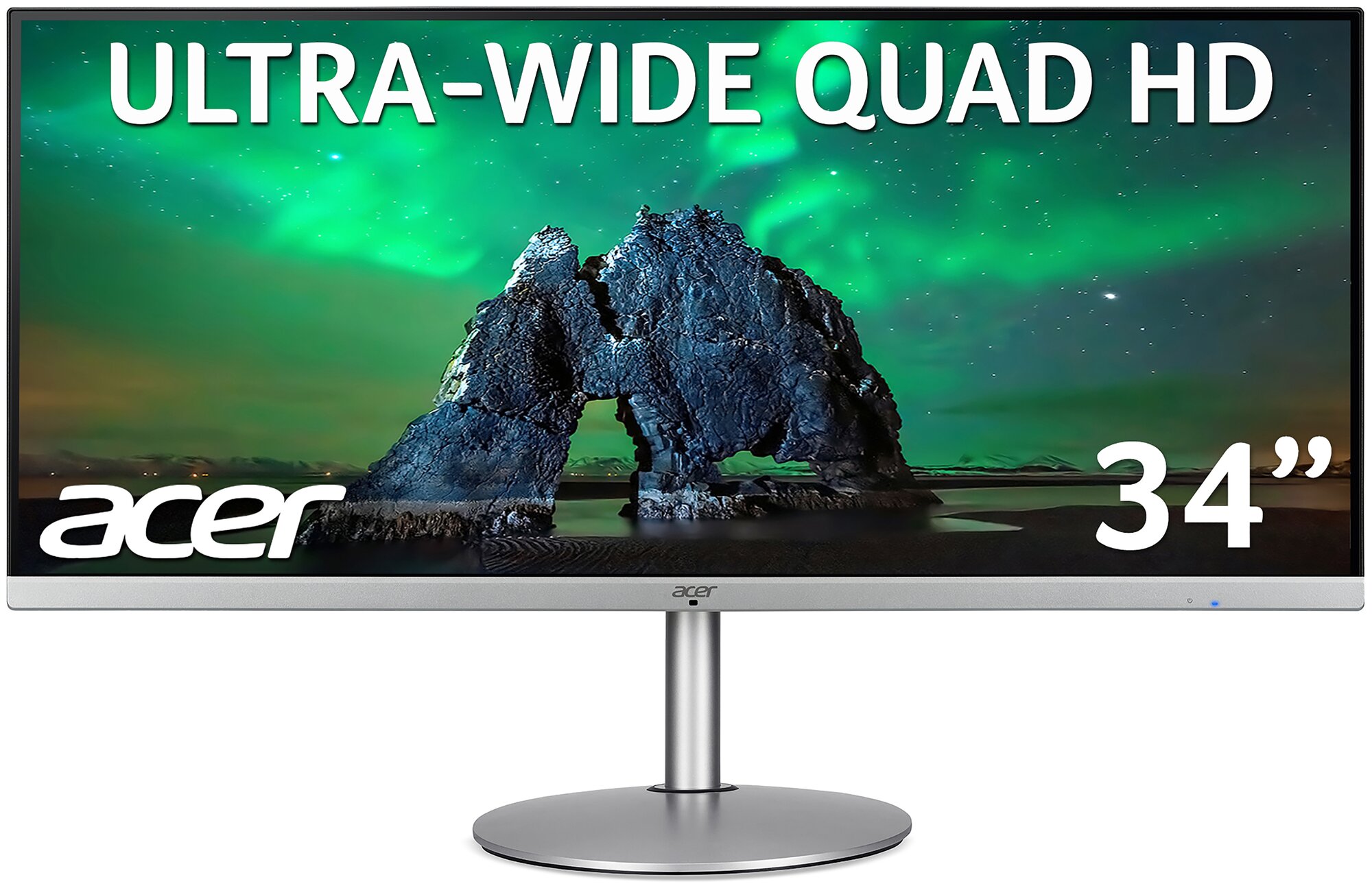 Монитор ACER CB342CKCsmiiphuzx, 34", UWQHD, IPS, подсветка без мерцания