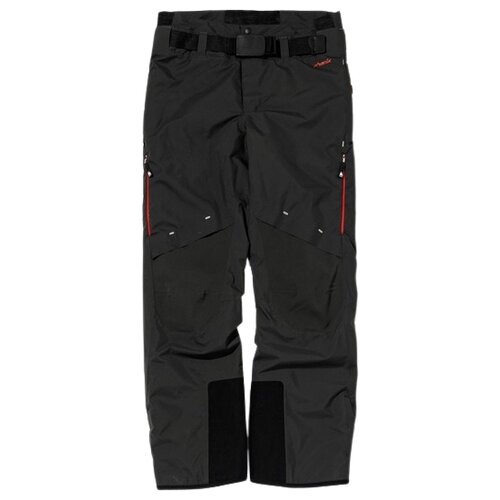  брюки Phenix, карманы, мембрана, регулировка объема талии, утепленные, водонепроницаемые, размер 54, черный