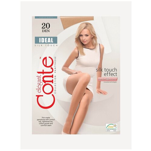 Колготки  Conte elegant Ideal, 20 den, размер 4, бежевый