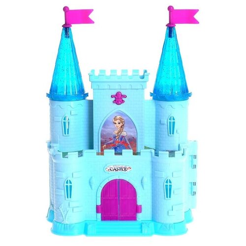 Сима-ленд замок Принцессы, 6886231, голубой/розовый сима ленд волшебный замок 6886223 розовый
