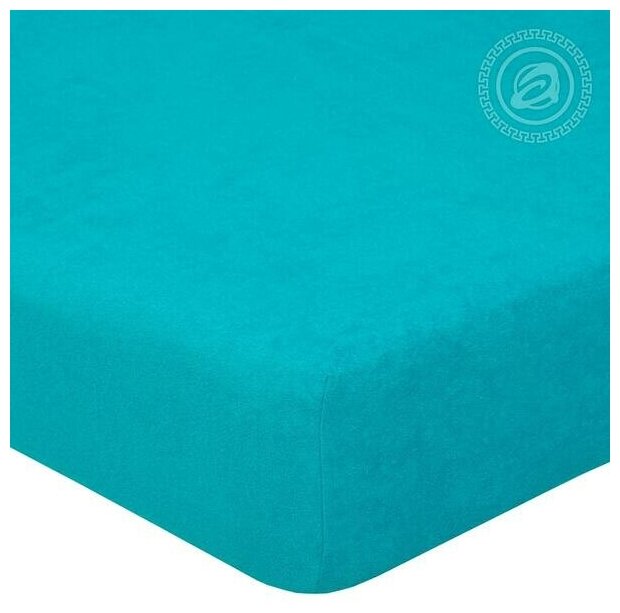 Простыня Махровая на резинке (незабудка) арт. 274 160х200х20