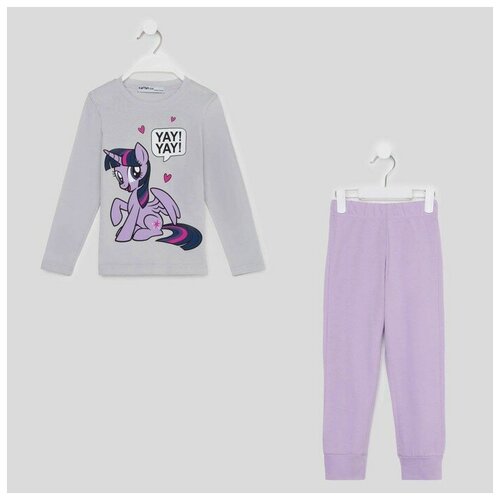 пижама kaftan размер пижама детская для девочки my little pony рост 122 128 розовый KAFTAN Пижама «Искорка», My Little Pony, рост 86-92