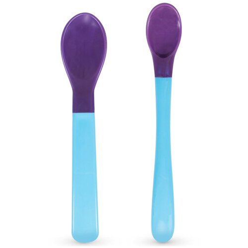 Набор ложек baboo Thermosensitive Spoons 2 шт 10-020/10-021/10-022 голубой